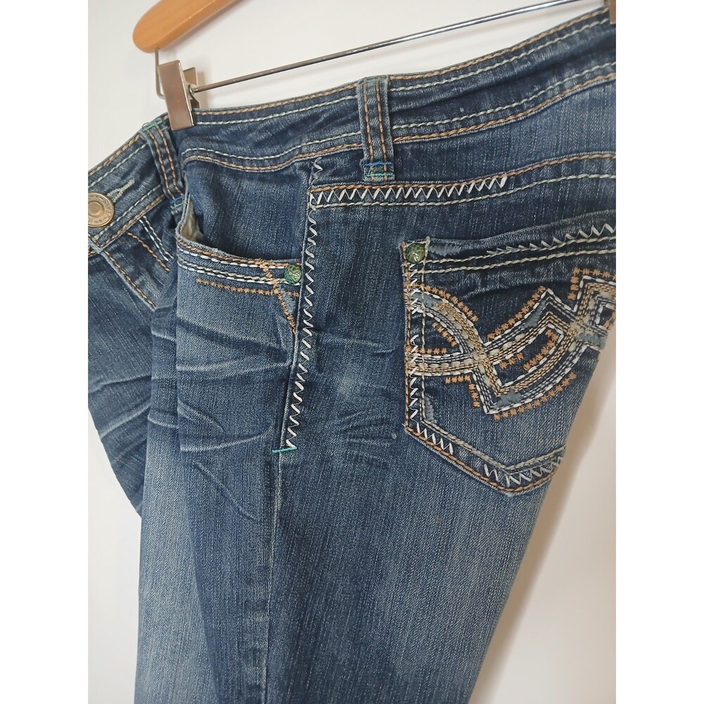 Hydraulic Gramercy Slim Boot Jeans Women’s 5/6 Low Rise Embroidered Pockets Y2K - Picture 16 of 16
